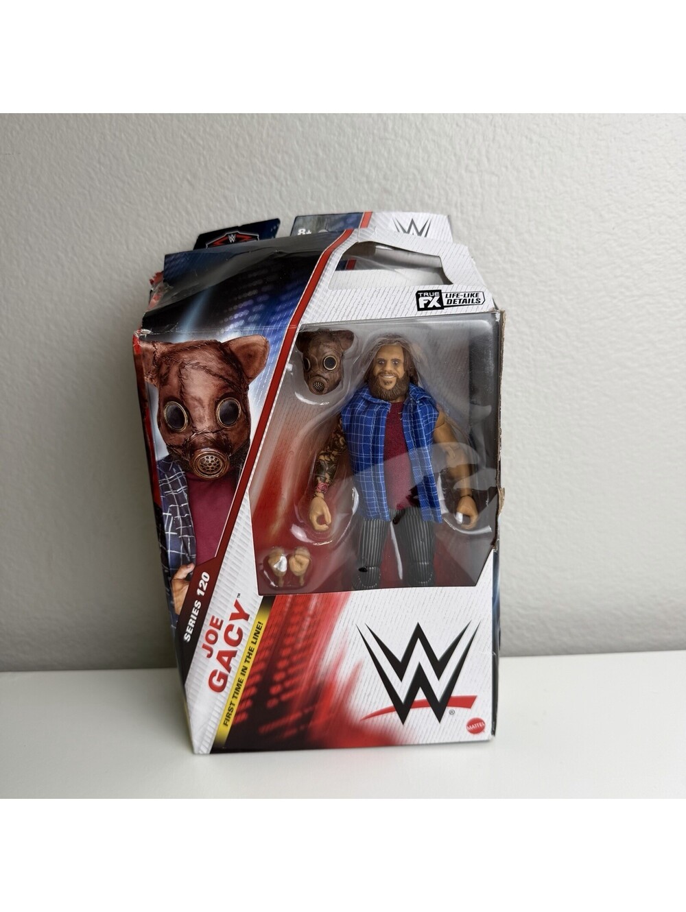 WWE Joe Gacy Elite Series 120 Wrestling Action Figure Wyatt Sicks NEW Box Damag